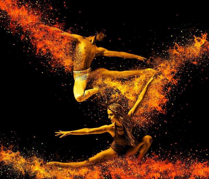 Fire-breathing Acrobats